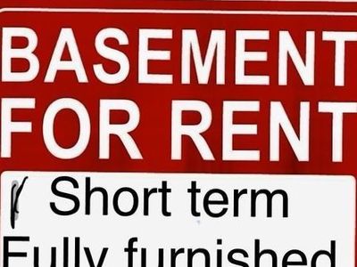 Bright beautiful newly renovated basement apartment short term