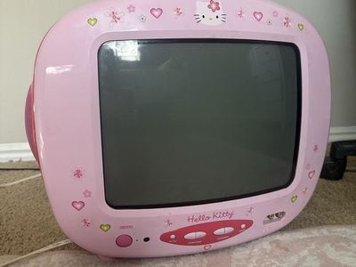 Vintage 2004 Rare Hello Kitty CRT TV