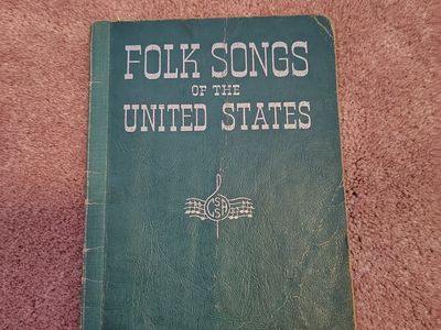 Vintage book of folk songs