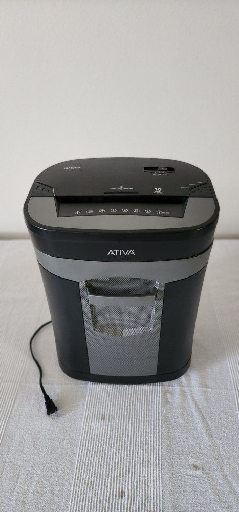 Ativa 10-Sheet Cross-Cut Paper Shredder