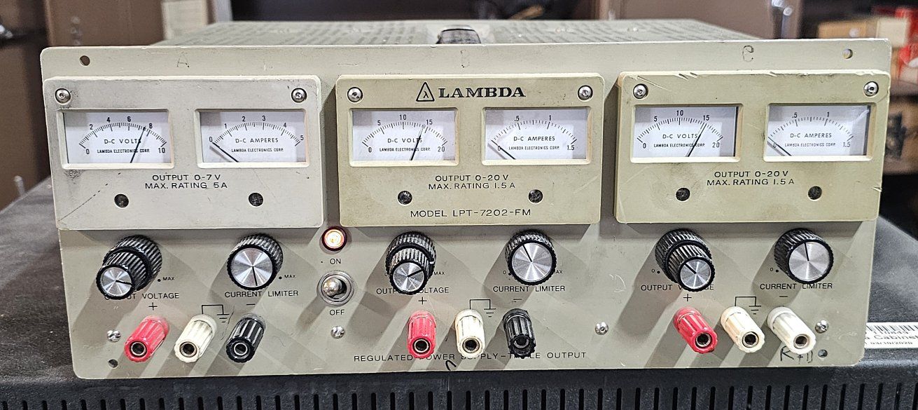 Lambda LPT-7202-FM Triple Output Regulated DC Power Supply