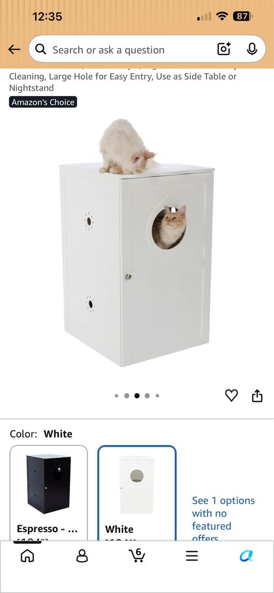 2 Story Furniture Litter Box Enclosure