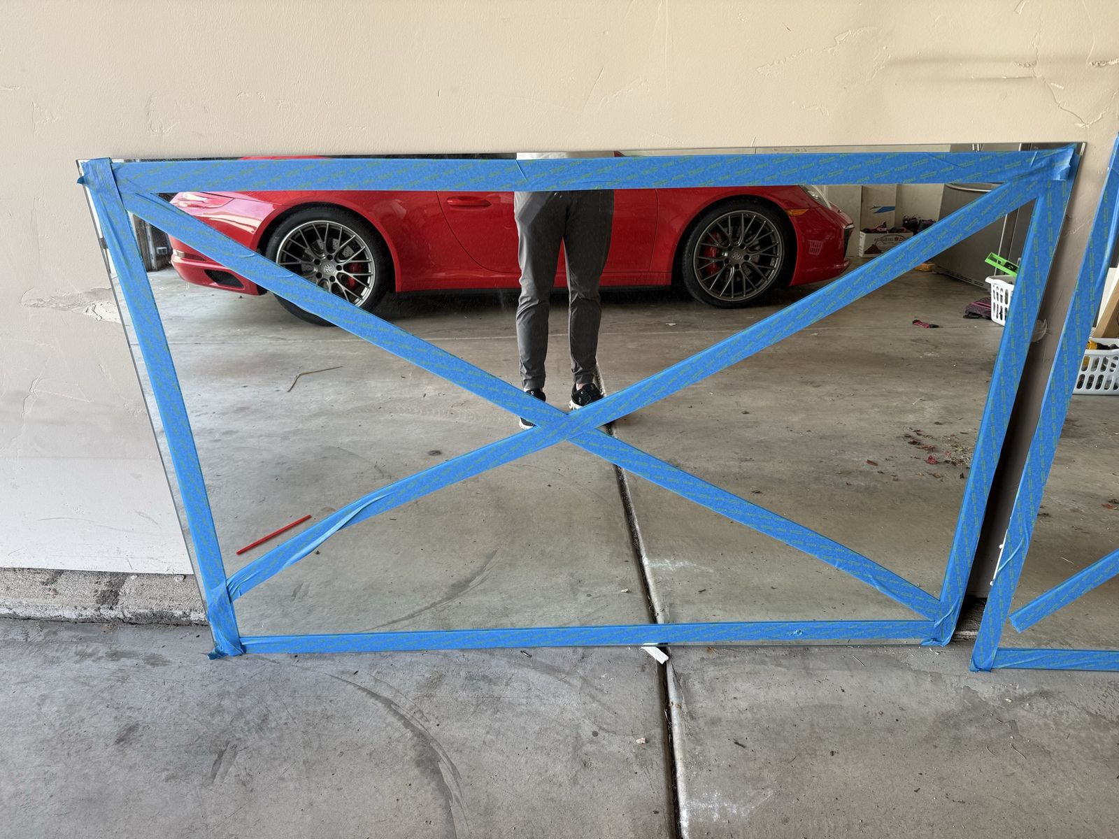62” 3/4 x 42” Large Frameless Mirror Panel