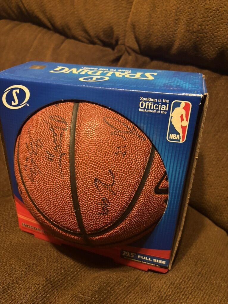 Utah Jazz Autographed Basketball