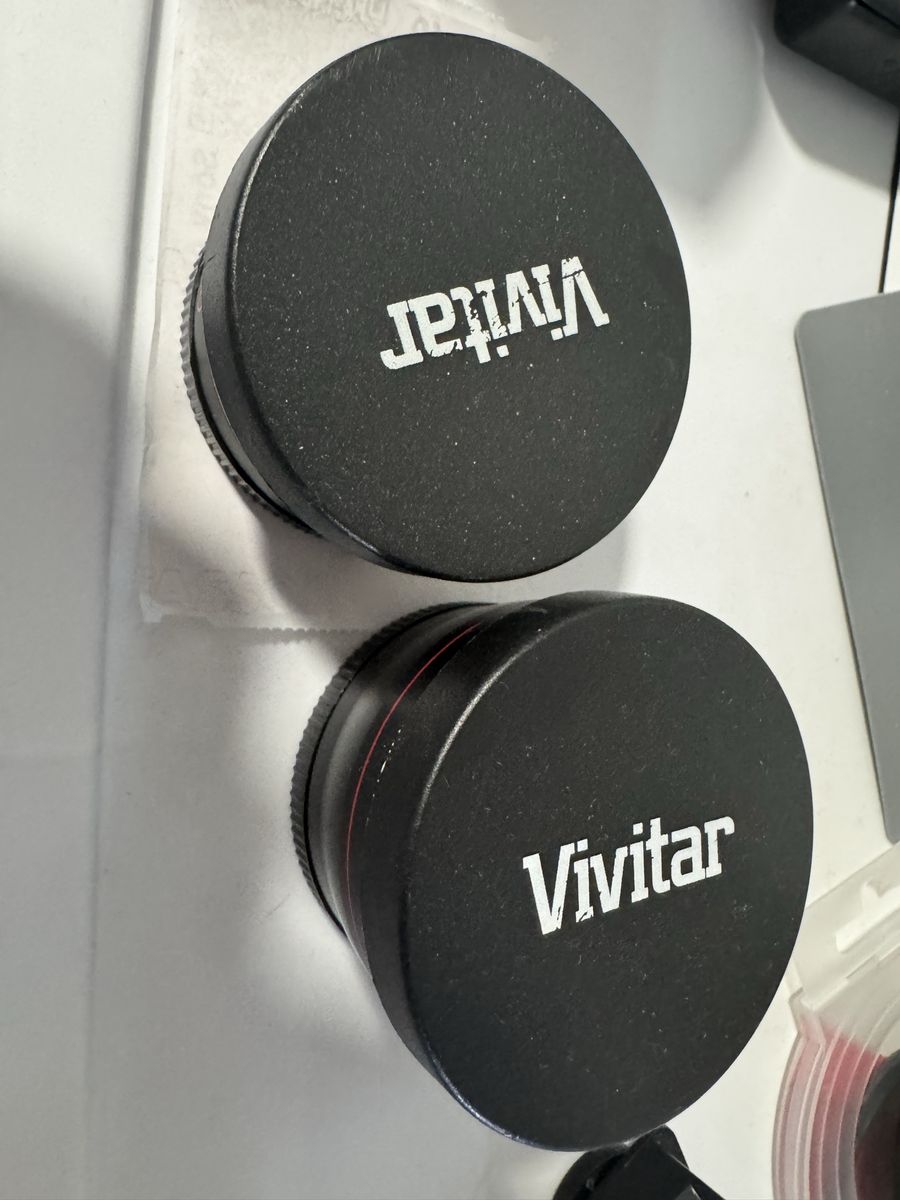 Vivitar 2.2x Telephoto Converter and Macro Lens Set