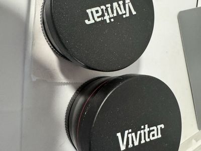 Vivitar 2.2x Telephoto Converter and Macro Lens Set