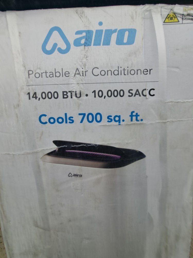 Airo. 14k btu.   700 sq feet. indoor Air Conditioner