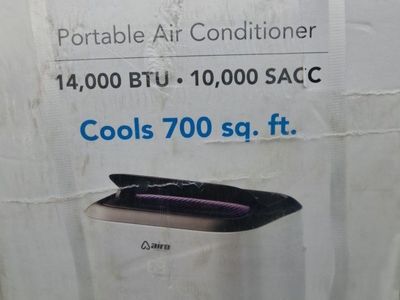 Airo. 14k btu. 700 sq feet. indoor Air Conditioner