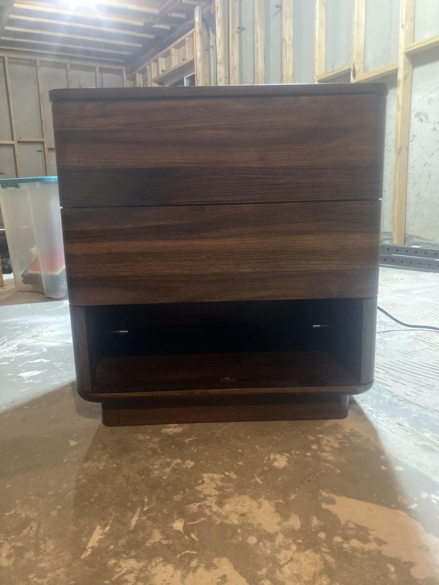 Walnut night stand