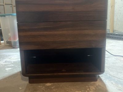 Walnut night stand