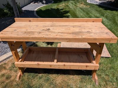 Wooden Work Bench