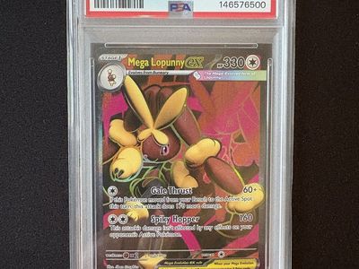 2025 Pokemon Mega Lopunny EX 115 Ultra Rare PSA 10