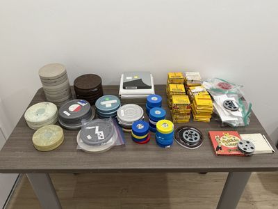 Vintage 8mm Home Movie Film Reel Collection – 124 Reels Plus Extra– 1940s-1970s Estate Find