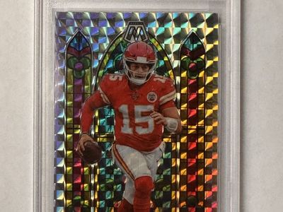 2020 Mosaic Patrick Mahomes Stained Glass PSA 10