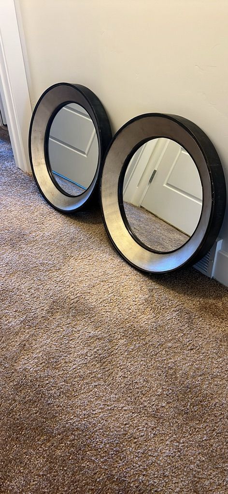 Mercana Black Metal Mirrors