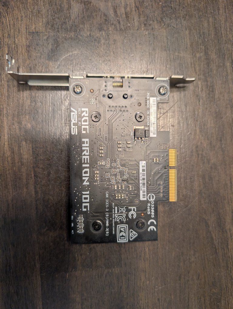 ASUS ROG Areion 10G PCIe Ethernet Network Adapter Card