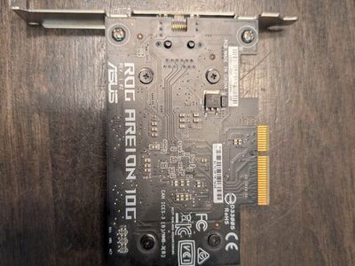 ASUS ROG Areion 10G PCIe Ethernet Network Adapter Card