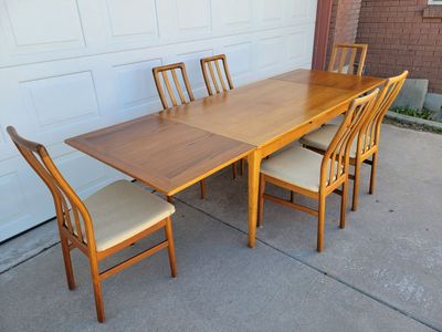 Vintage Mid Century Danish Teak Dining Set
