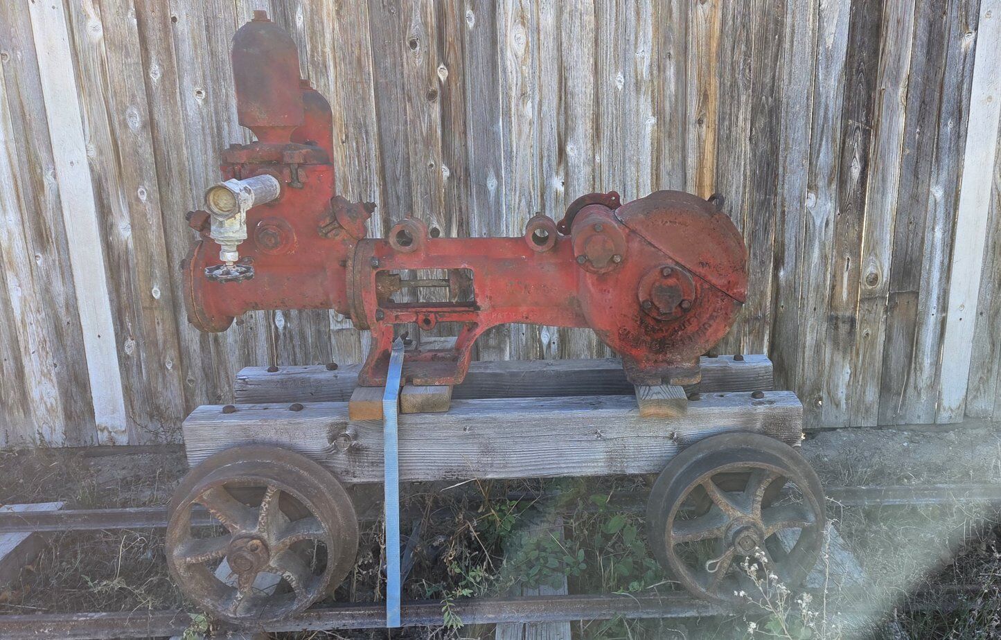 Antique Flat Belt Water Pump