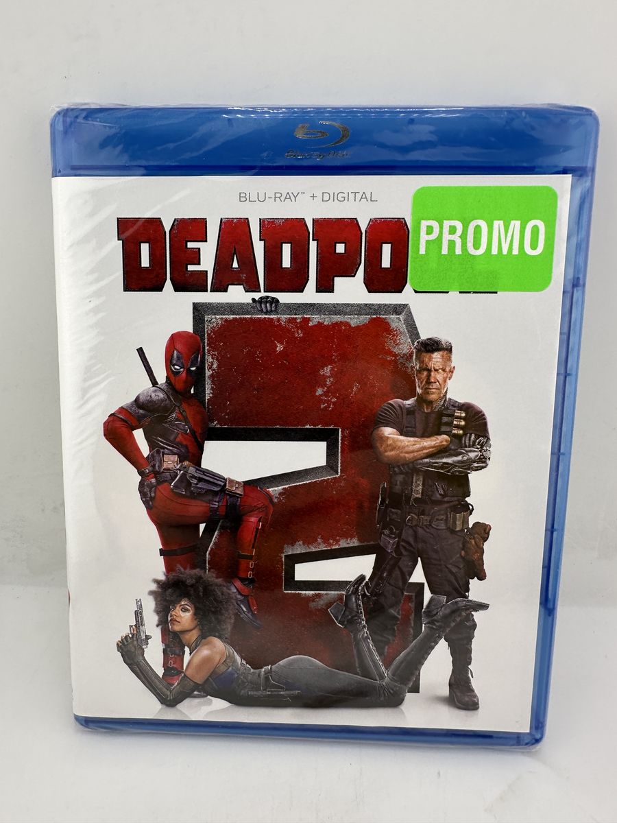 Deadpool 2 Blu-ray + Digital Movie Sealed Ryan Reynolds Marvel Promo