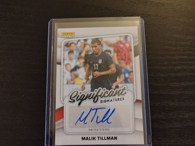 Panini Instant Malik Tillman Auto Card USA Significant Signatures #SIGS-17