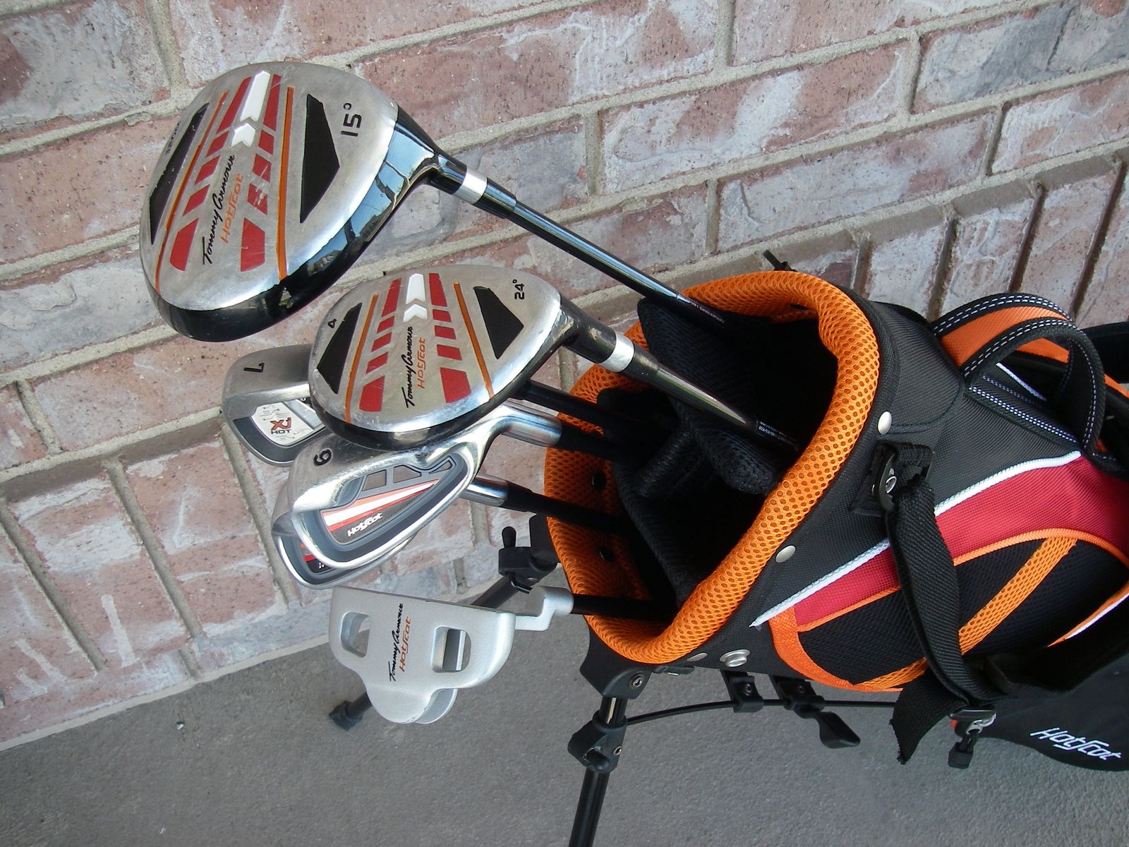 TOMMY ARMOUR HOT SCOT, 50" Junior Golf Clubs Set, Hybrid, Stand Bag, Graphite, JR, Kids, Youth, RH