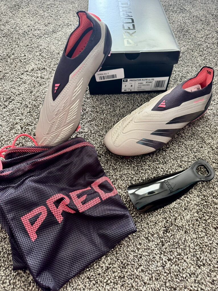 Predator Elite LL FG Mens-7, Women’s-8