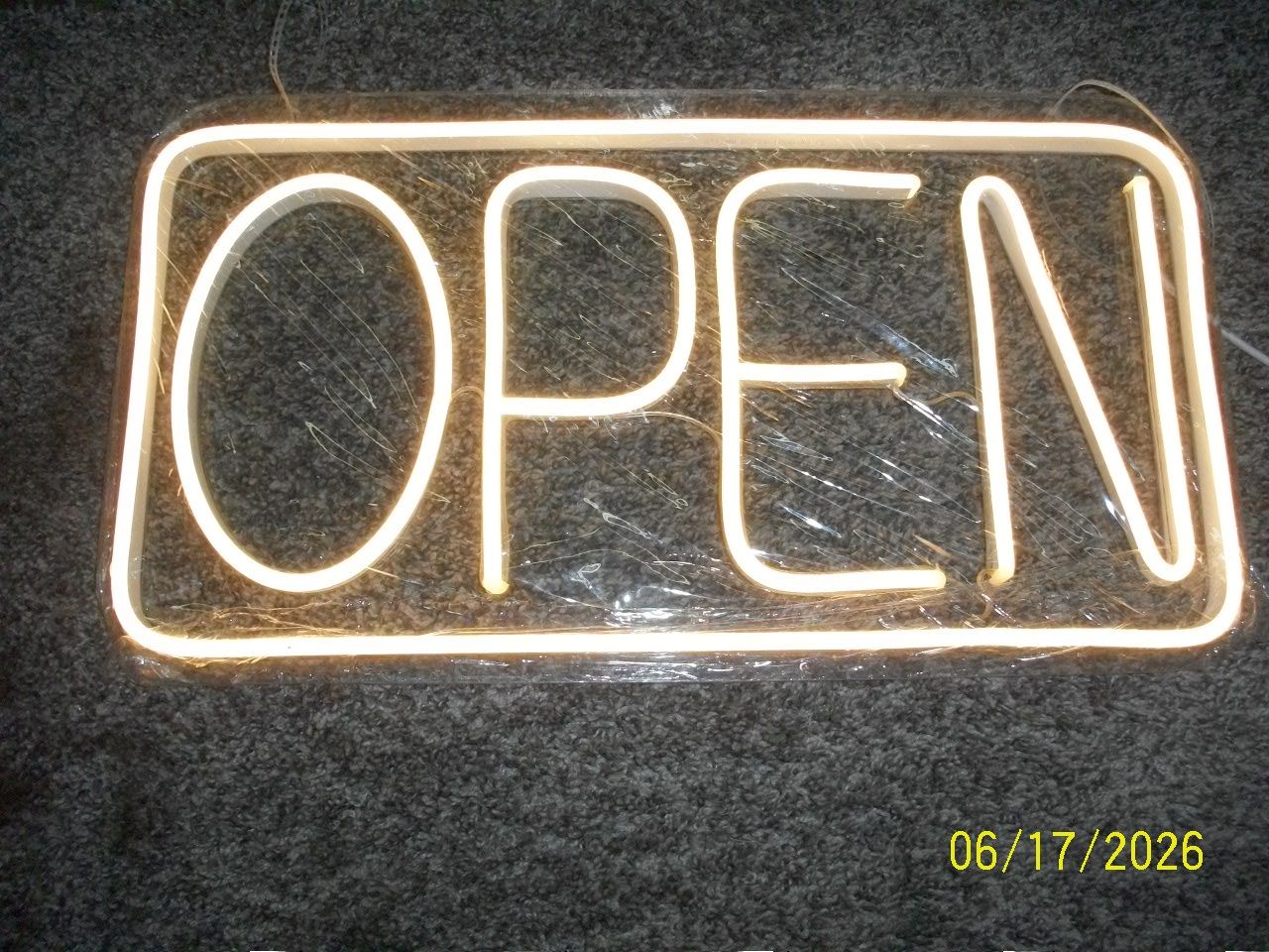NEON , OPEN SIGNS