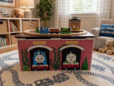 Thomas The Train Wooden Toy Chest