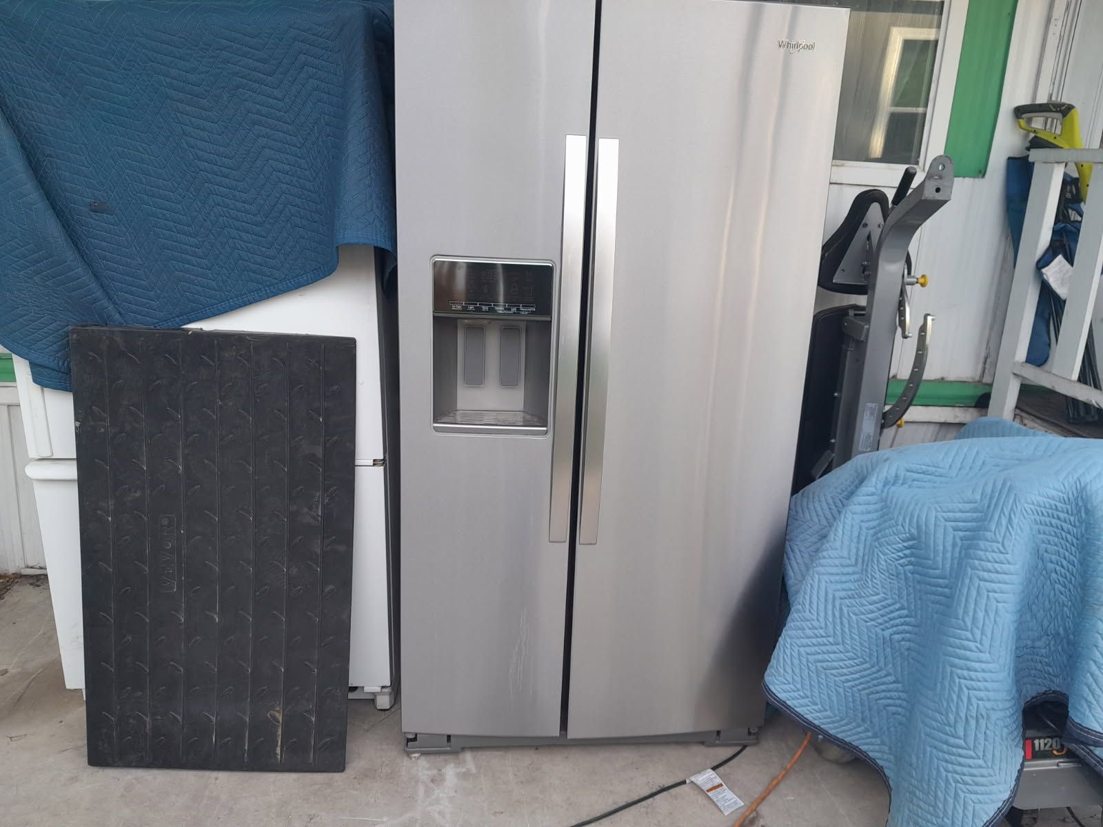 Stainless Whirlpool Counter Depth Side x Side