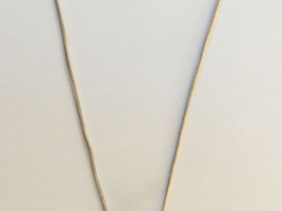Sterling Silver 925 Bamboo Pendant Necklace