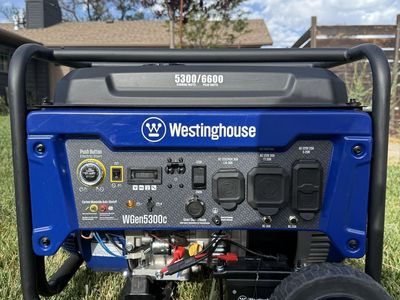 Westinghouse WGen5300c Portable Generator - 5300 Running / 6600 Peak Watts with Remote Start