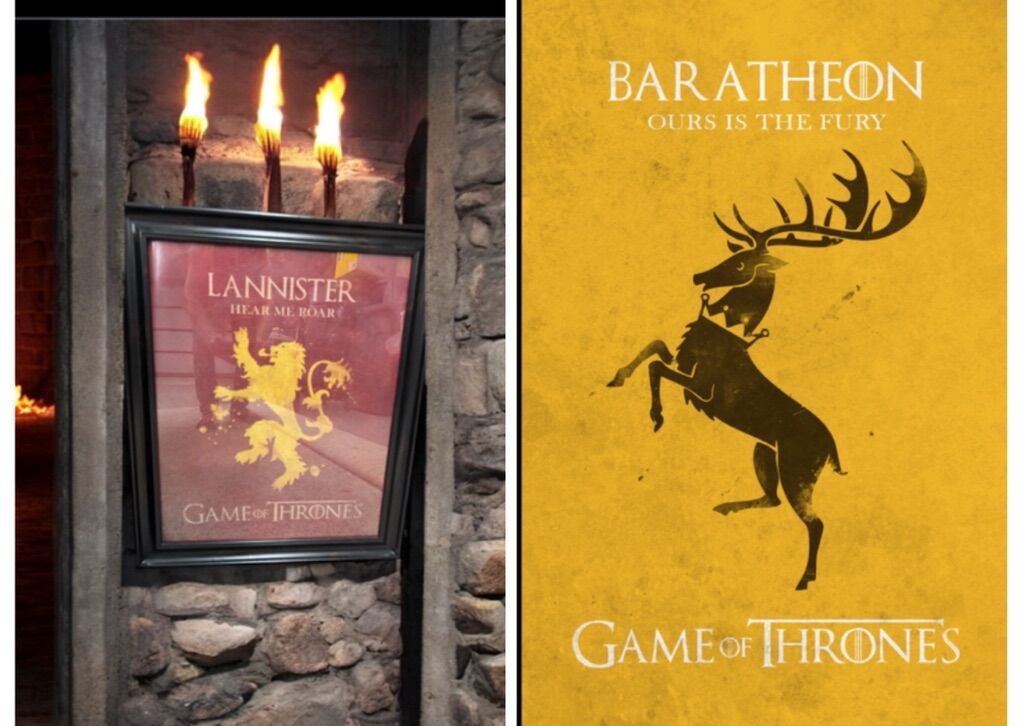 Game Of Thrones framed Pitchers