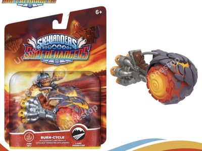 Skylanders SuperChargers Burn-Cycle Fire Element Land Vehicle Figure ( 2 for $16)