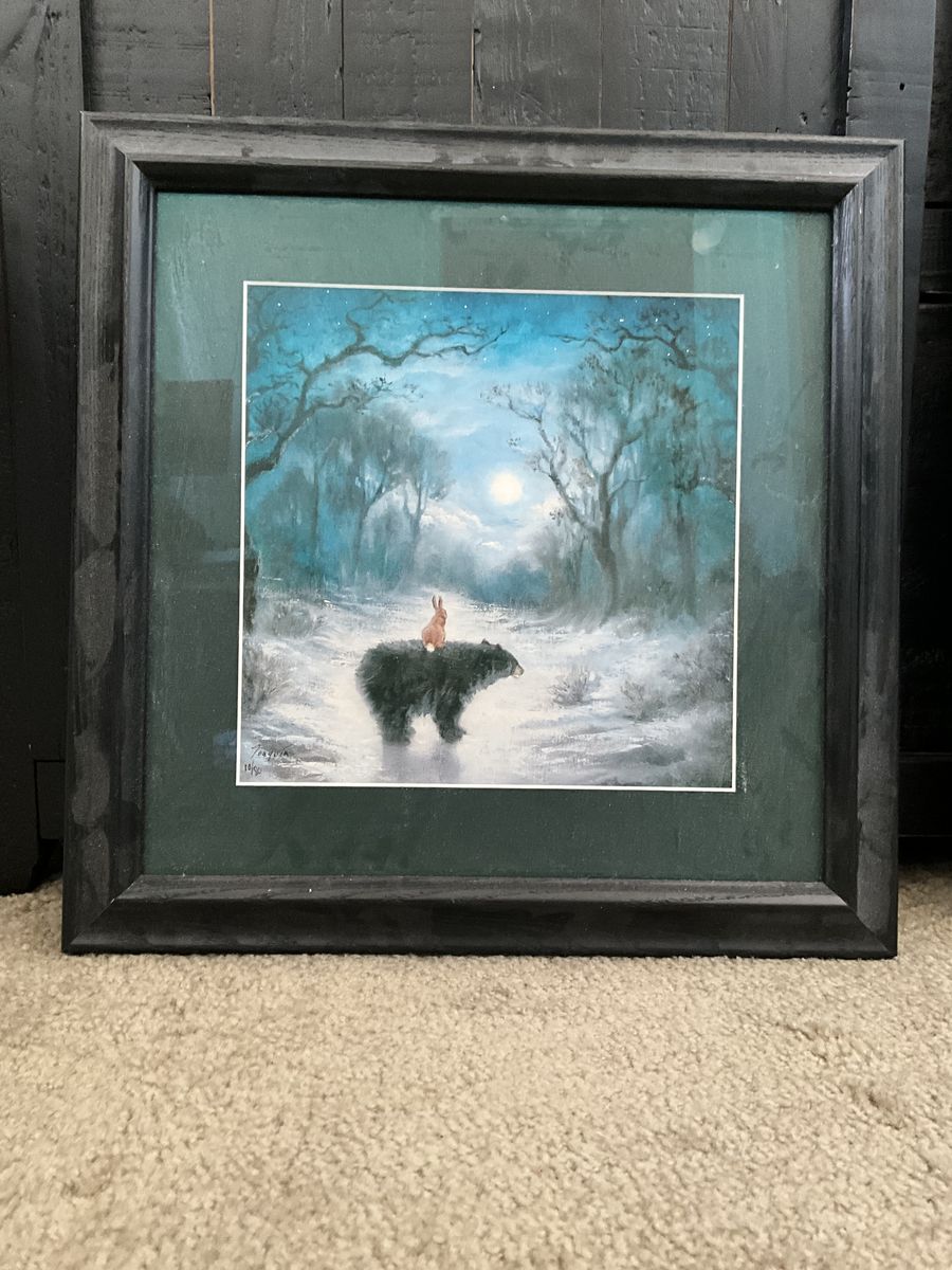 Beautiful! “Isabella and the Bear” Collector’s Print signed and numbered by artist David Joaquin.