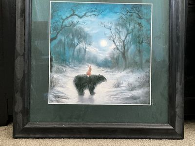 Beautiful! “Isabella and the Bear” Collector’s Print signed and numbered by artist David Joaquin.