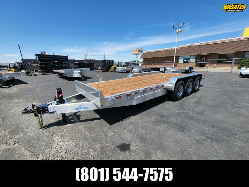 2026 Nordtek Trailers 22' (20'+2') EQ Triple Equipment Flatbed Trailer