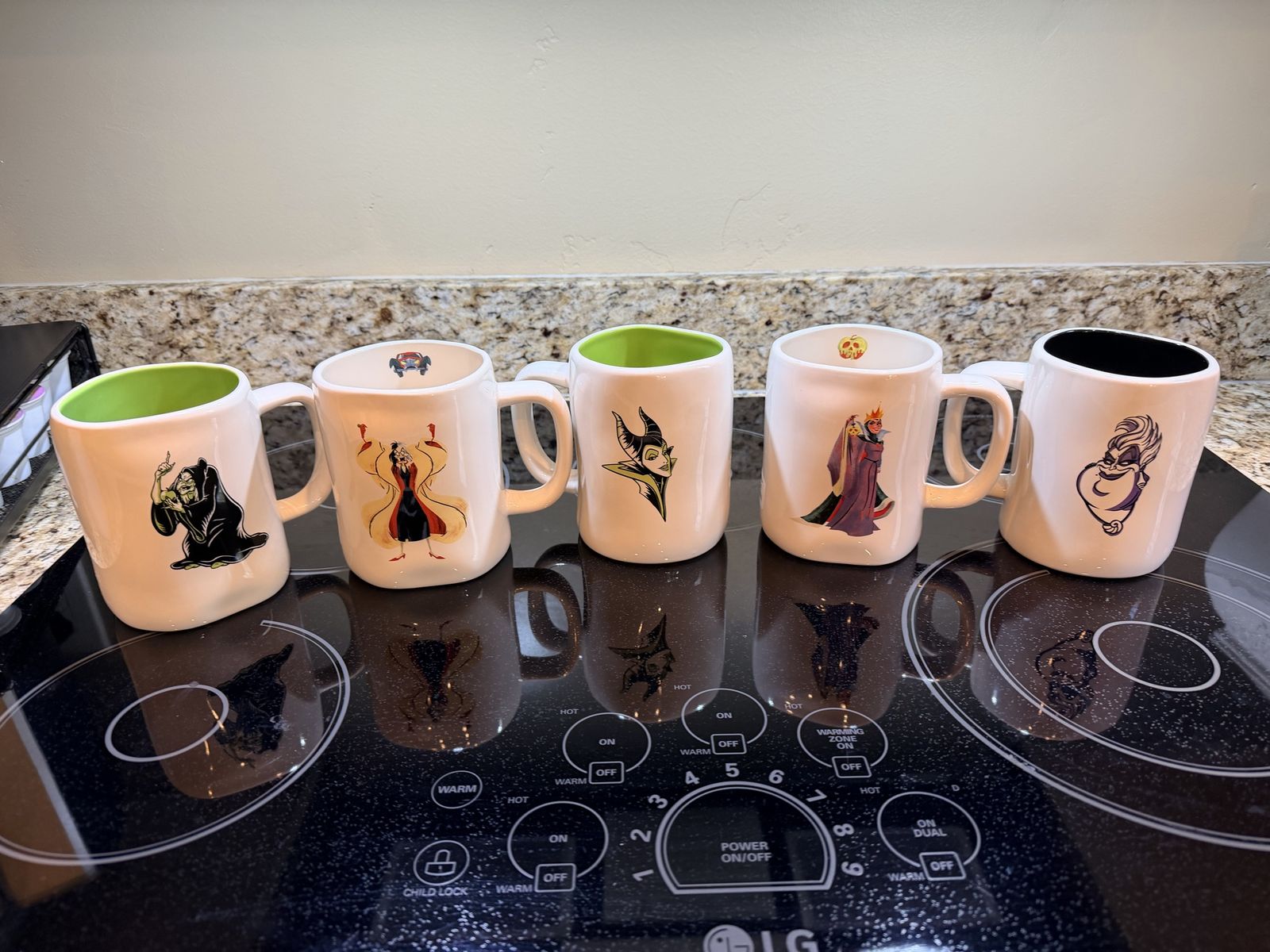 Rae Dunn villain mugs
