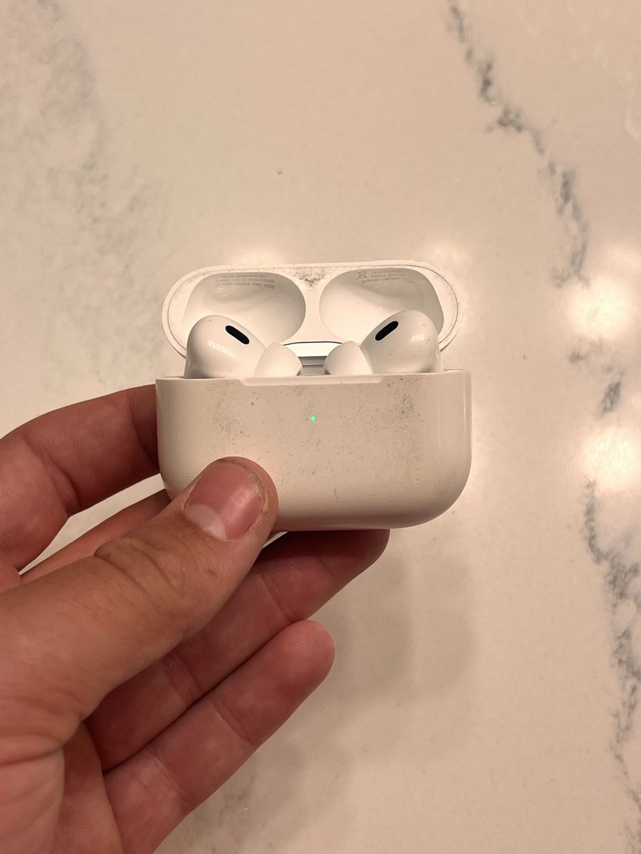 Apple AirPods Pro 2nd Gen Wireless Earbuds with MagSafe Charging Case - White