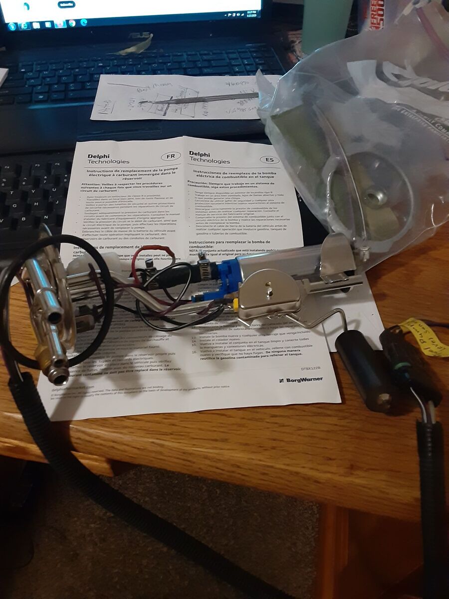 1985 Chevrolet G body El Camino or Monte Carlo Electric Fuel Pump