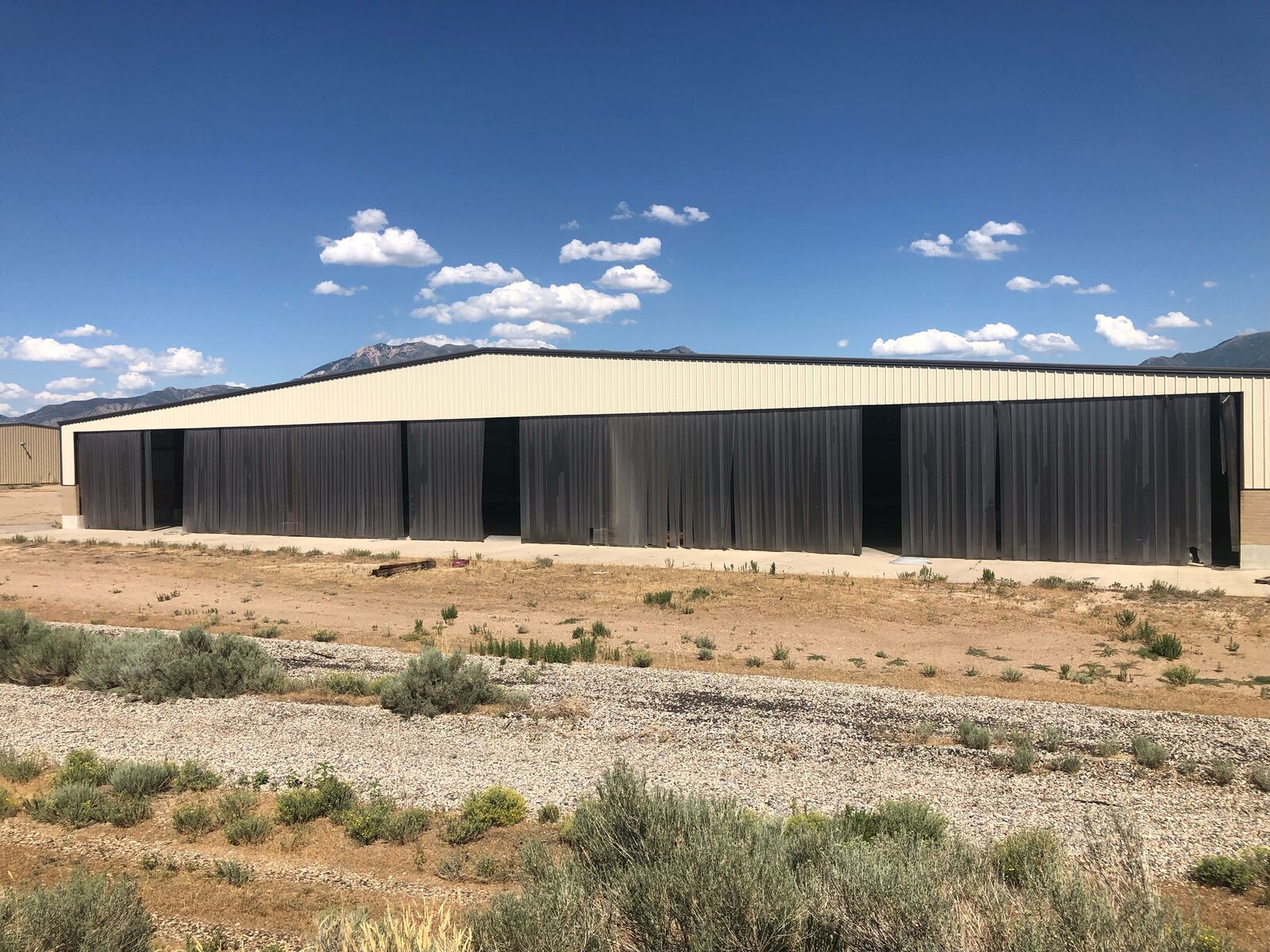 Red Iron Steel building