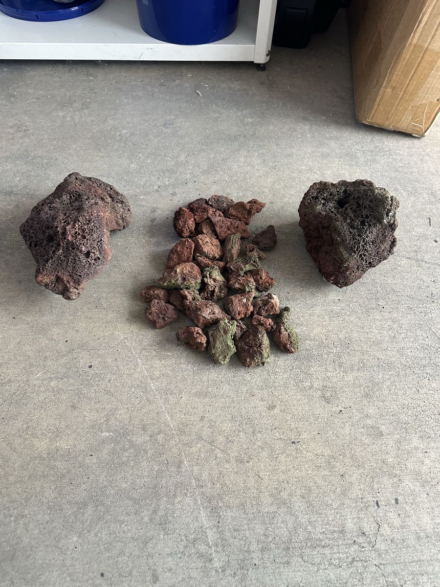 Fish Tank decoration natural volcanic lava stone
