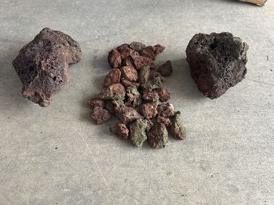 Fish Tank decoration natural volcanic lava stone