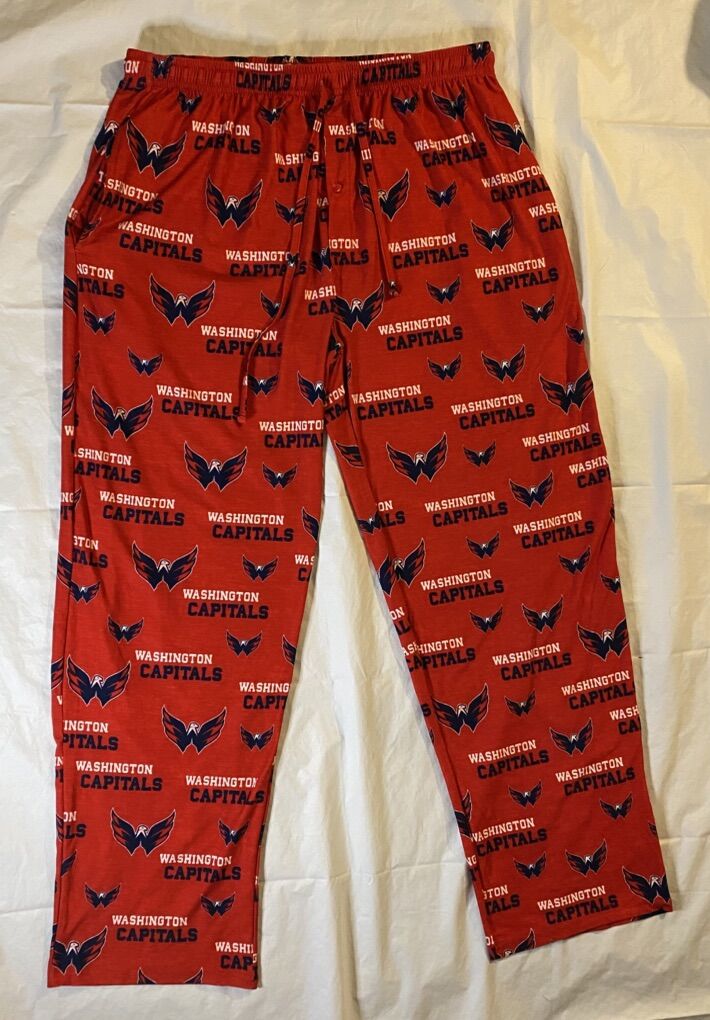 Washington Capitals Sleepwear Pajamas Men’s Large
