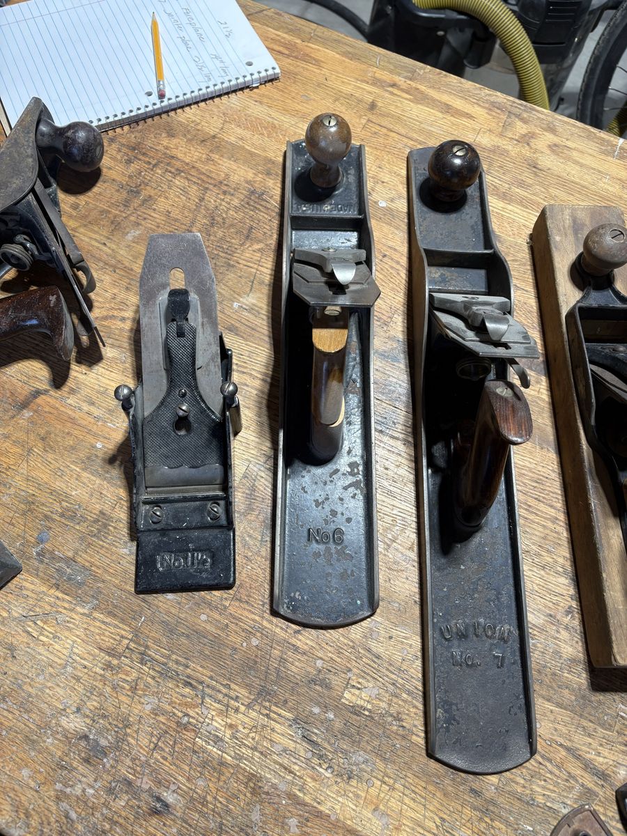 Several wood Planes