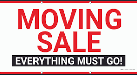 Huge Moving Sale Sat 8/29 & Sun 8/30 8 am - 5 pm - Furniture, Tools, Camping Gear, Yard, Holiday Decor & Tons More!