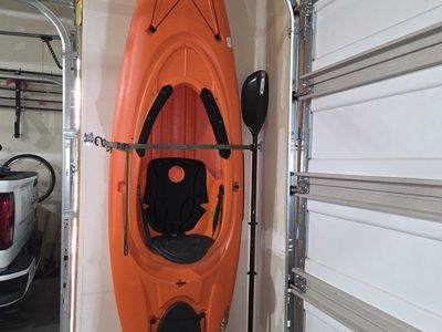 Lifetime Lancer 100 Sit-Inside Kayak with Paddle - Orange