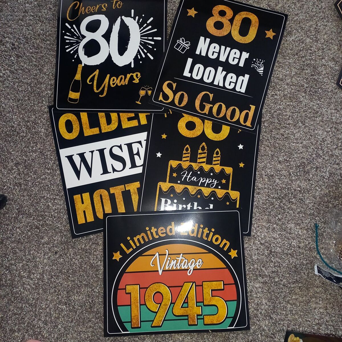80th Birthday Decorations