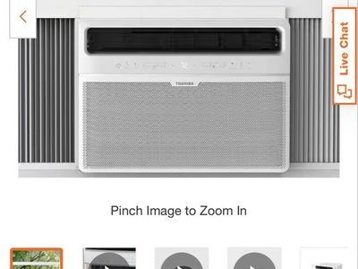 Toshiba Inverter Window Air Conditioner - Quiet, Energy-Efficient Cooling