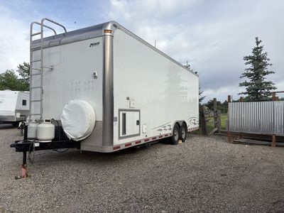 2004 Pace Shadow GT 24’ x 8.5’ enclosed trailer with bathroom
